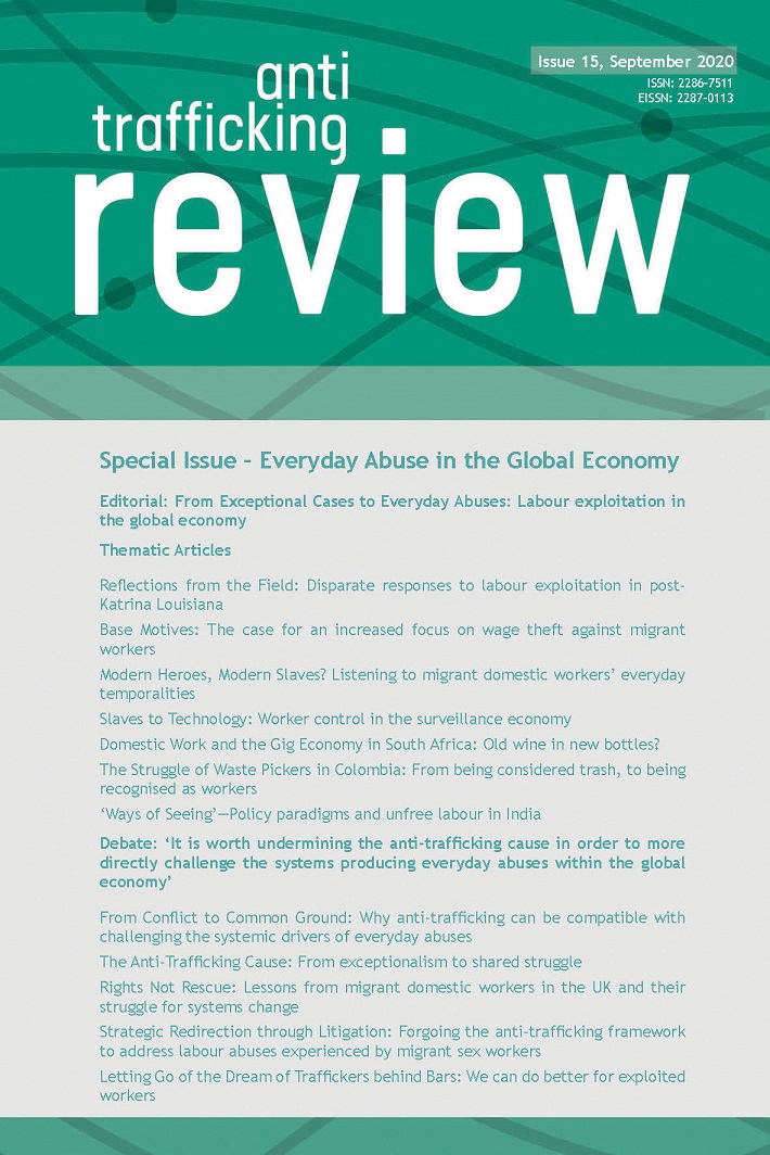 					View No. 15 (2020): Special Issue – Everyday Abuse in the Global Economy
				